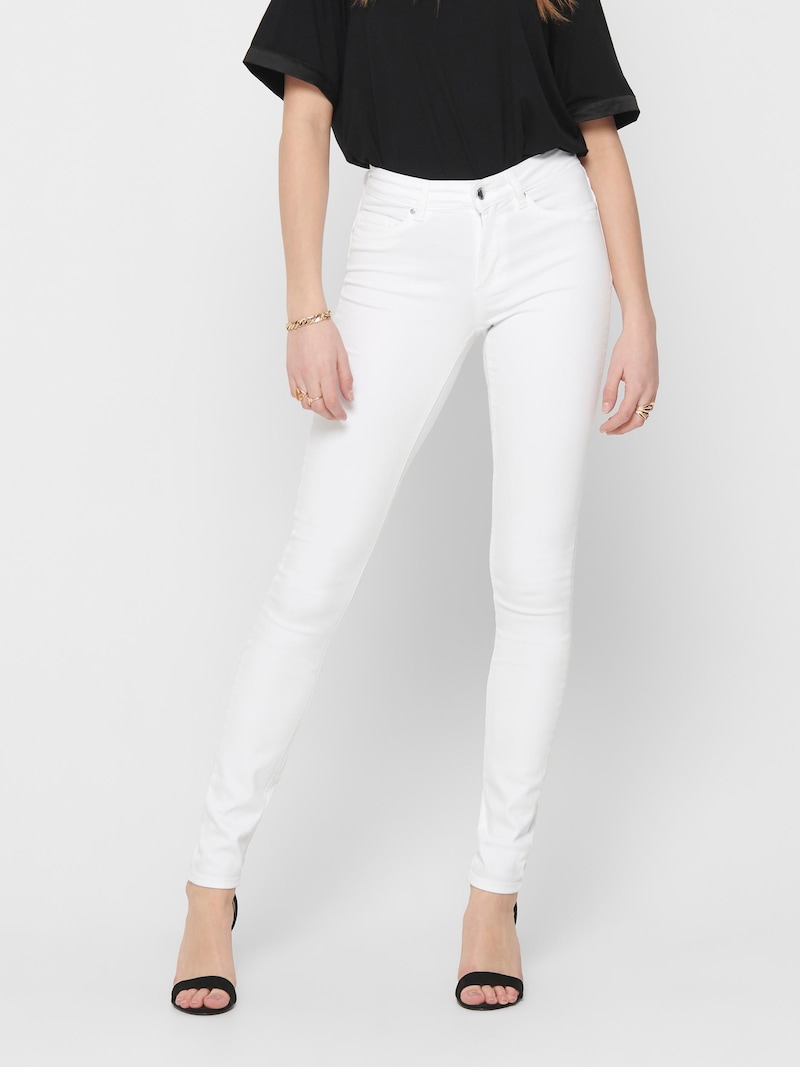 sinned x about you Skinny Vaquero 'ONLBlush' ONLY en Blanco Denim Descuento