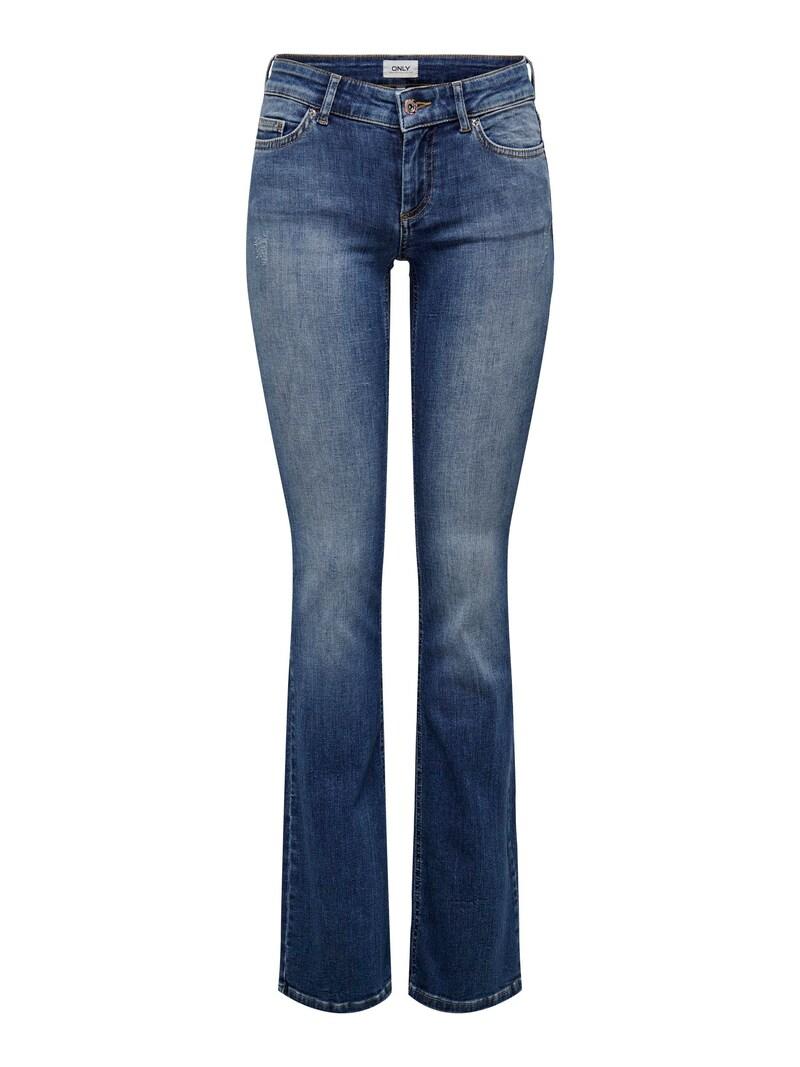 sinned x about you Acampanado Vaquero 'Blush' ONLY en Azul Denim