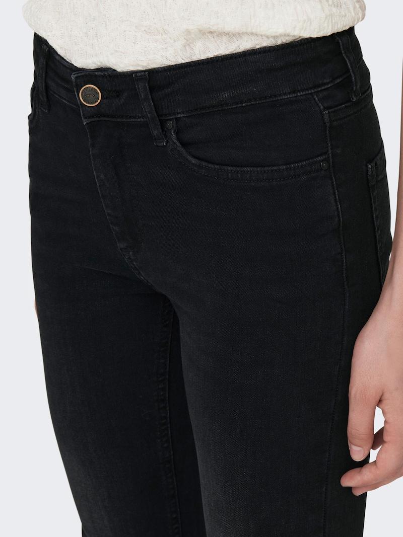 sinned x about you Acampanado Vaquero 'ONLBlush' ONLY en Negro Denim Mejor oferta