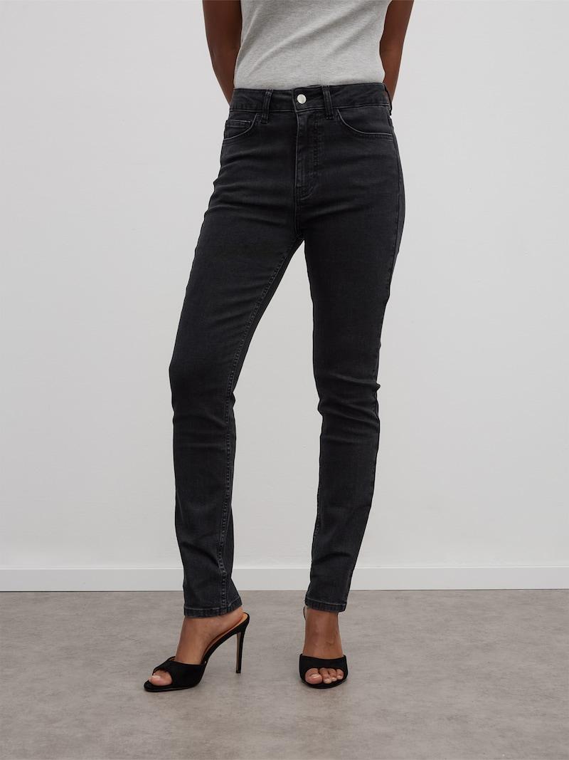 sinned x about you Slimfit Vaquero RÆRE by Lorena Rae en Negro Rebajas online