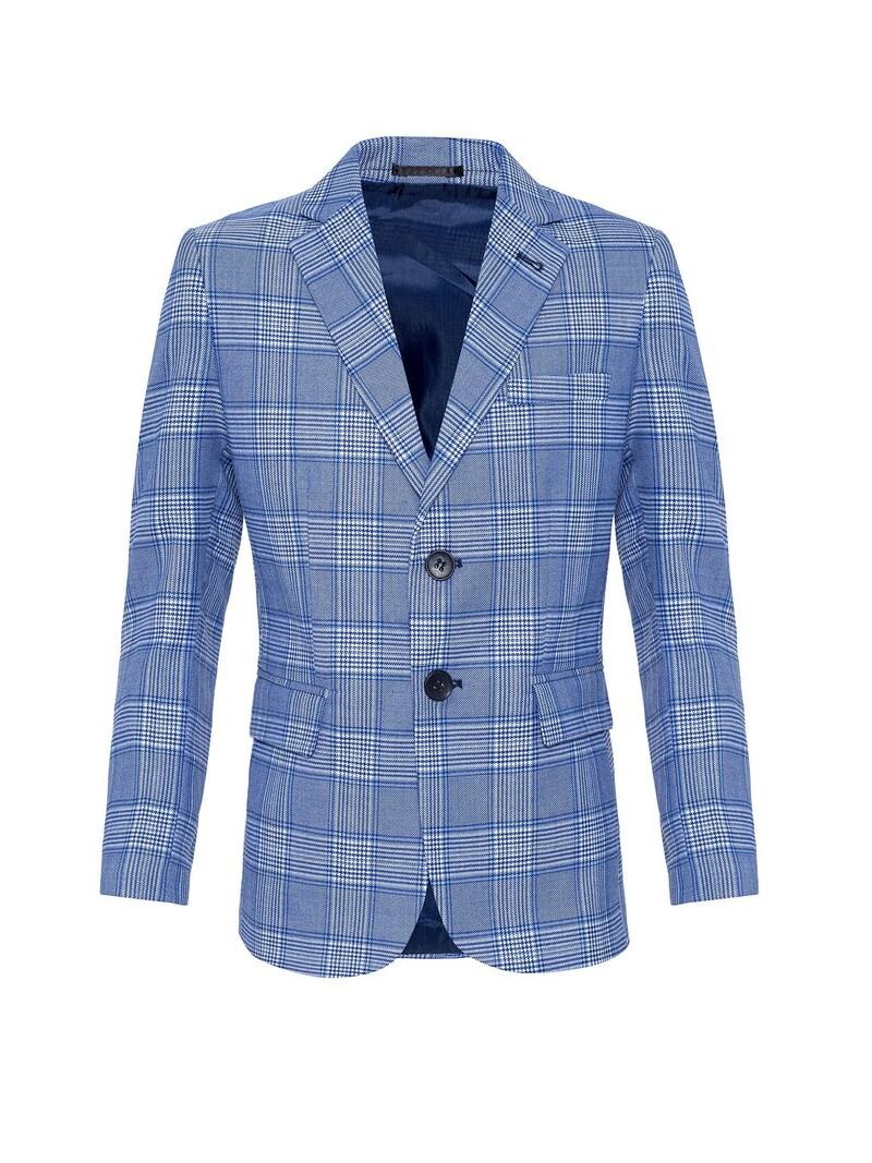 sinned x about you Ajuste regular Chaqueta de traje 'Met Strepdessin' Daniel Hills en Azul