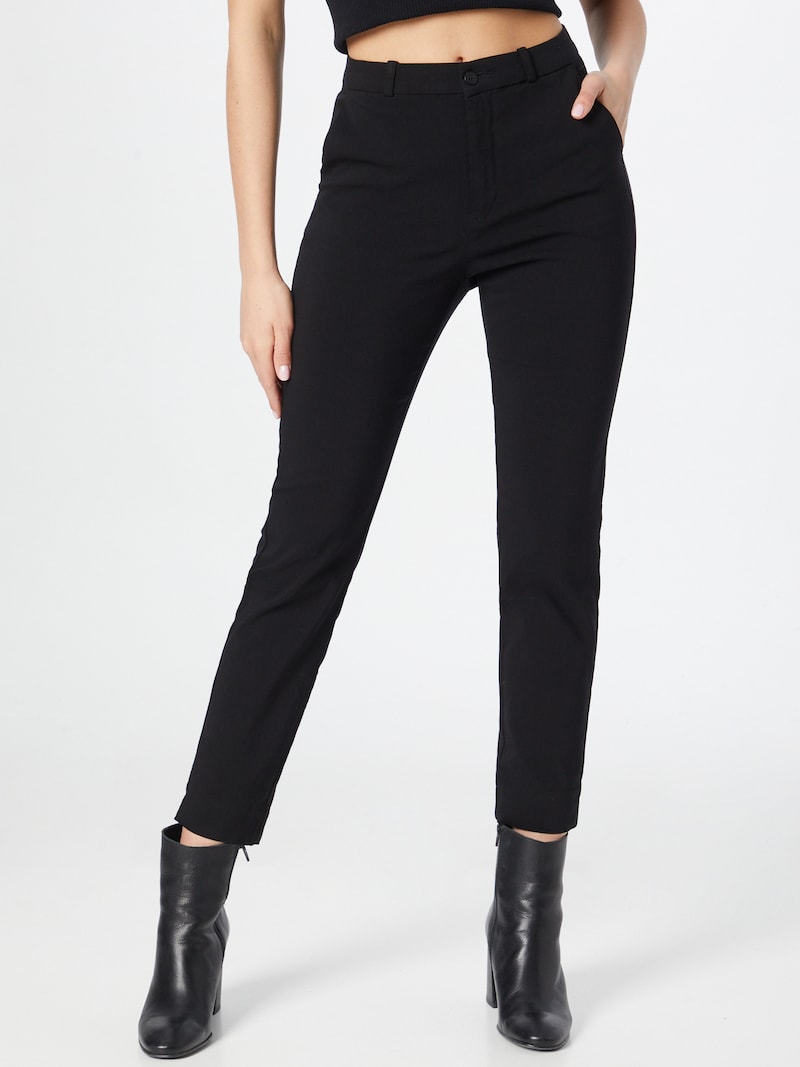 sinned x about you Slimfit Pantalón chino 'SOLVEJ' Freequent en Negro Rebajas online