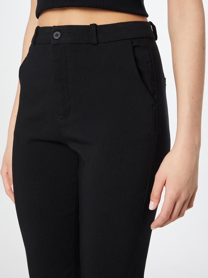sinned x about you Slimfit Pantalón chino 'SOLVEJ' Freequent en Negro Rebajas online