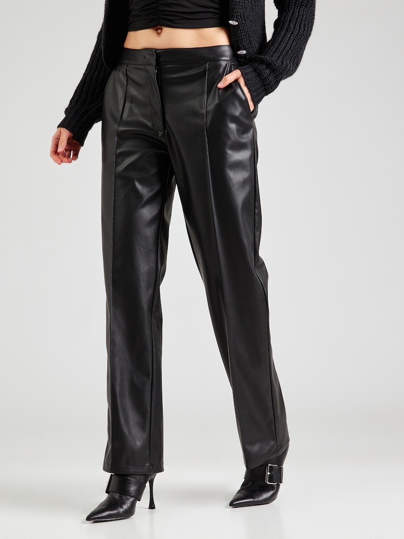 sinned x about you Loosefit Pantalón plisado MYLAVIE by Sarah Harrison en Negro Promoción trimestral