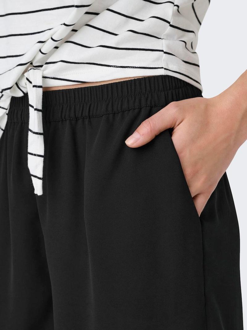 sinned x about you regular Pantalón 'ALMINA' ONLY en Negro Tienda de fábrica