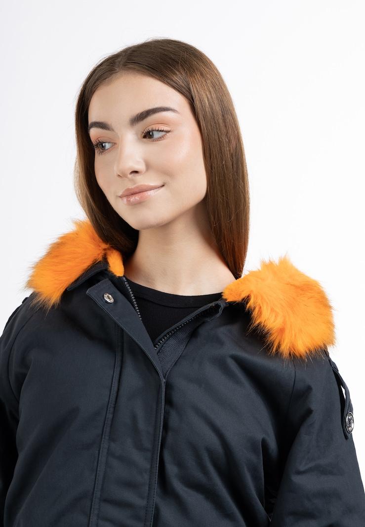 sinned x about you Chaqueta de invierno MYMO en Marino Descuentos del mes