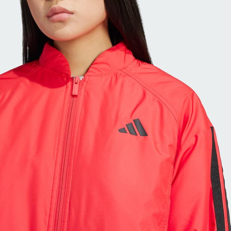 sinned x about you Chaqueta deportiva 'Essentials' ADIDAS SPORTSWEAR en Rojo Última moda