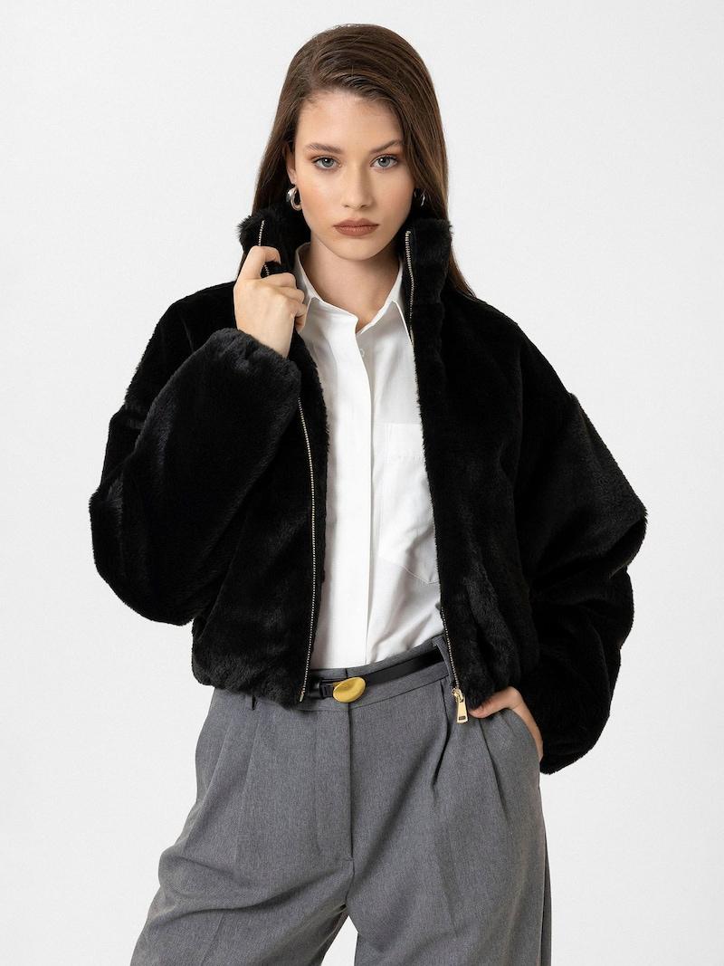 sinned x about you Chaqueta de invierno 'Camilla' Antioch en Negro Gran oferta