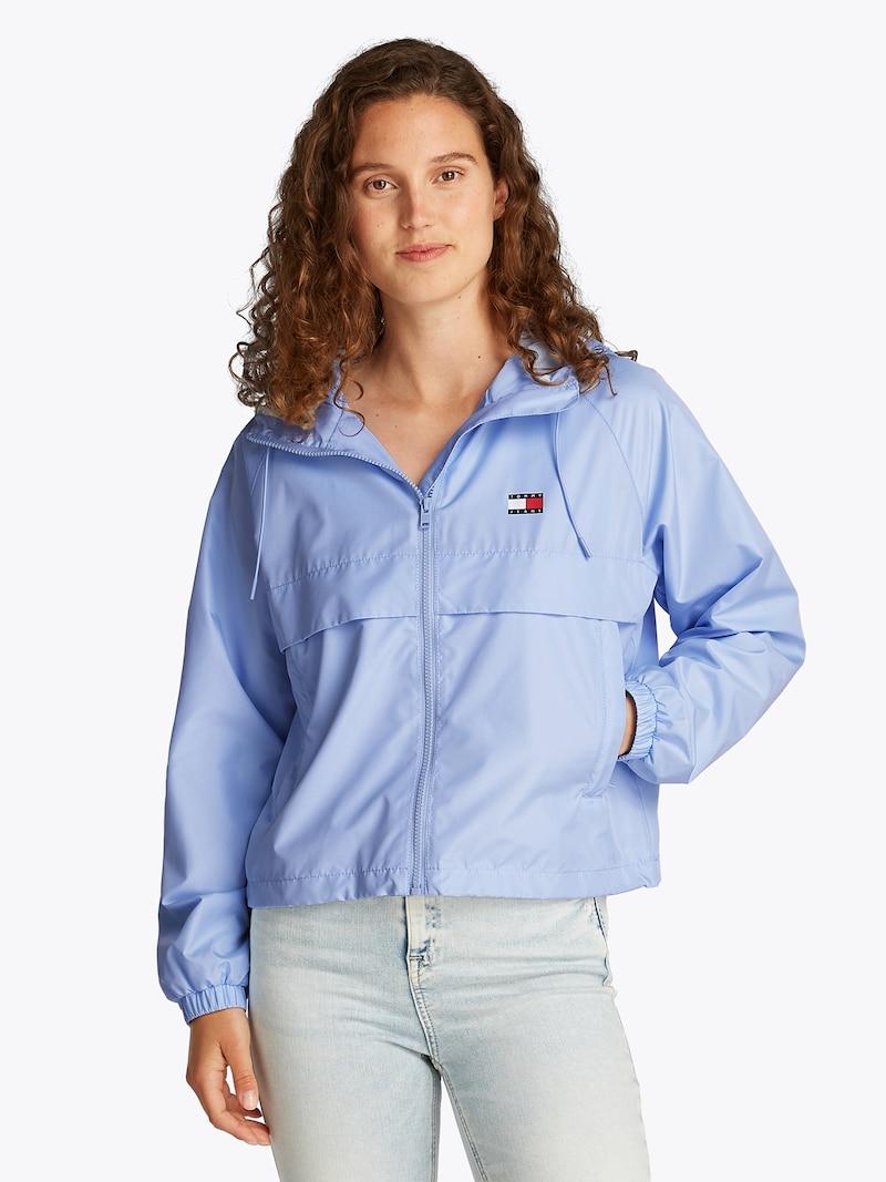 sinned x about you Chaqueta de entretiempo 'ESSENTIAL' Tommy Jeans en Azul Claro Rebajas de fábrica