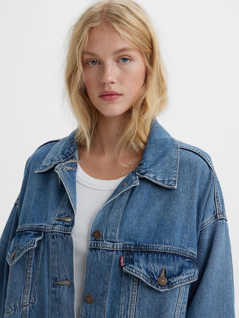 sinned x about you Chaqueta de entretiempo 'XL Womens Trucker' LEVI'S ® en Azul Denim Los más vendidos