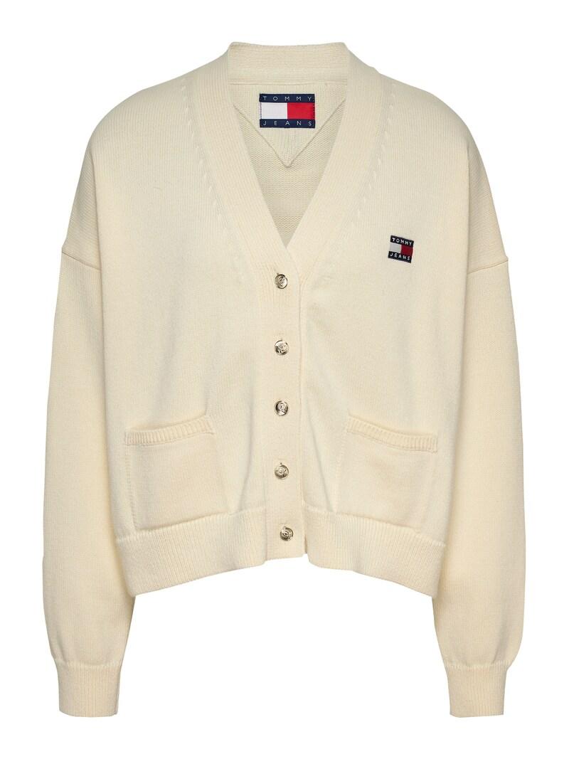 sinned x about you Cárdigan Tommy Jeans en Blanco Lana