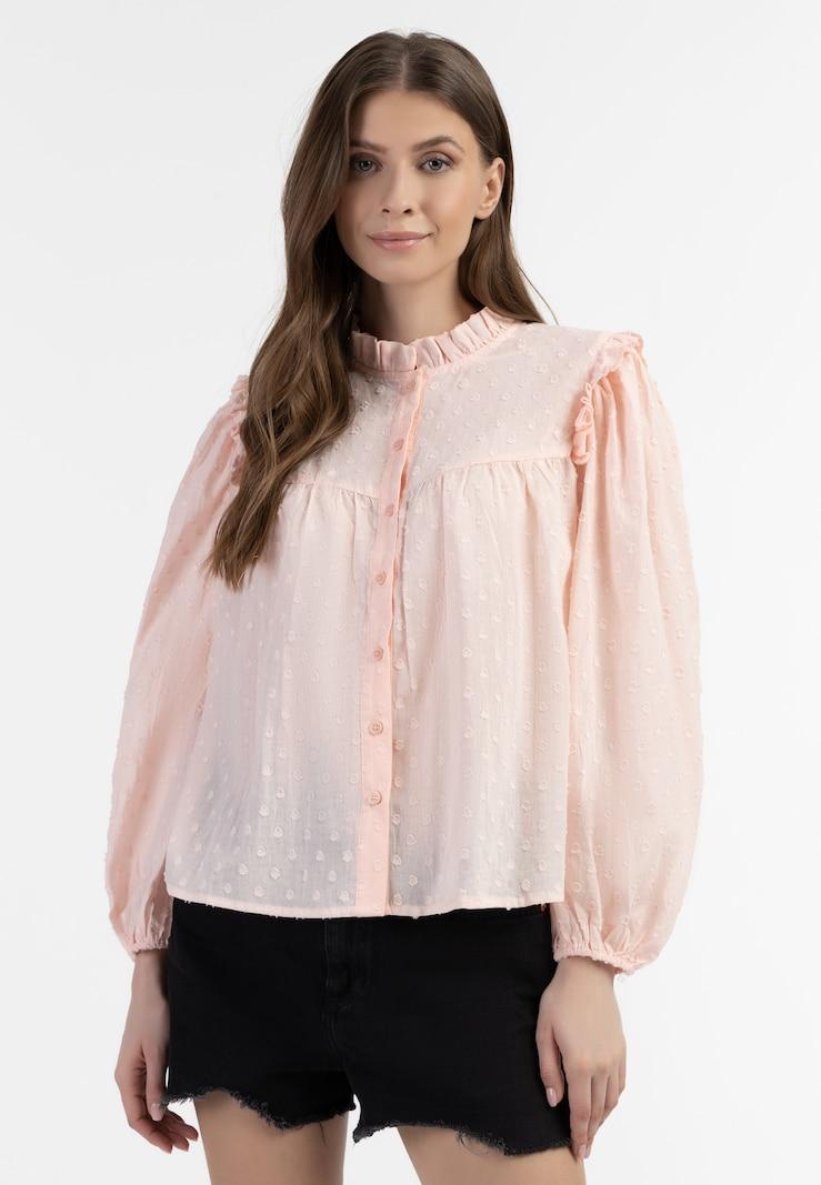sinned x about you Blusa 'Abrel' DreiMaster Vintage en Talco Ofertas de temporada