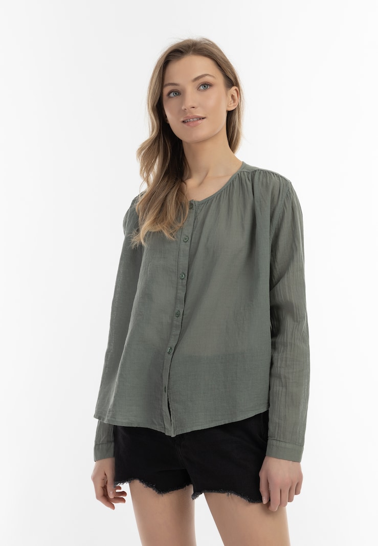 sinned x about you Blusa DreiMaster Vintage en Caqui Devoluciones gratuitas