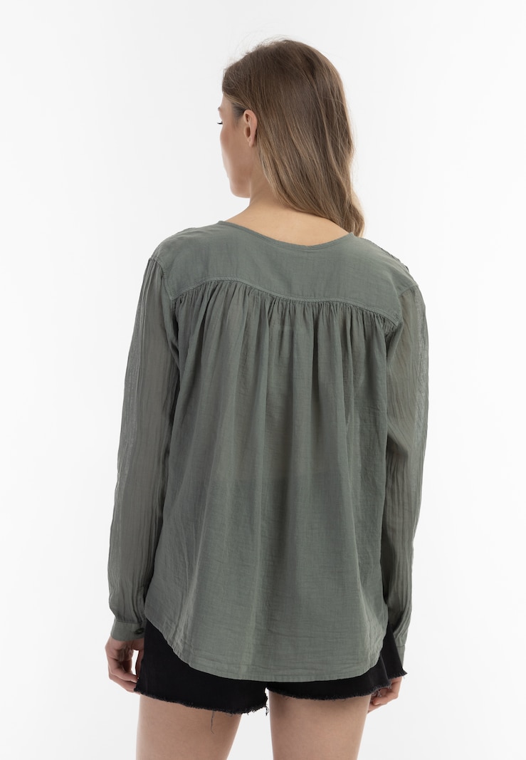 sinned x about you Blusa DreiMaster Vintage en Caqui Devoluciones gratuitas