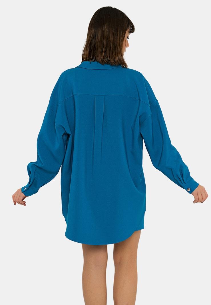 sinned x about you Blusa Jimmy Sanders en Azul En línea