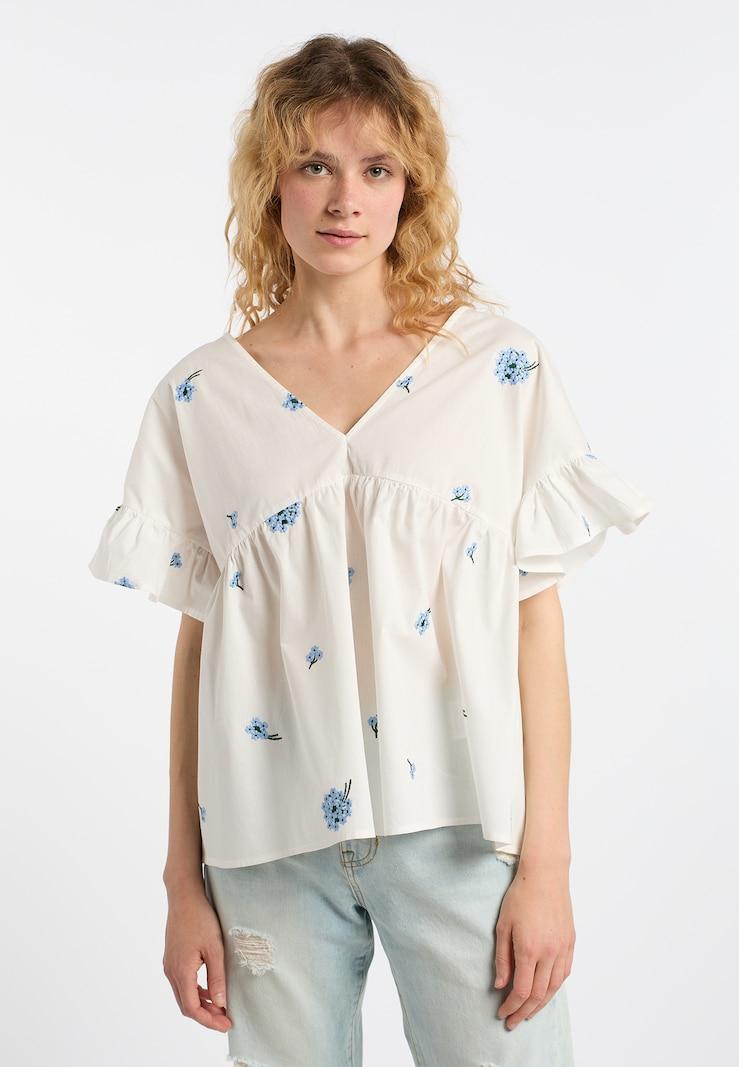sinned x about you Blusa DreiMaster Vintage en Blanco Natural Outlet