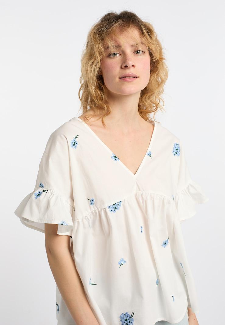 sinned x about you Blusa DreiMaster Vintage en Blanco Natural Outlet