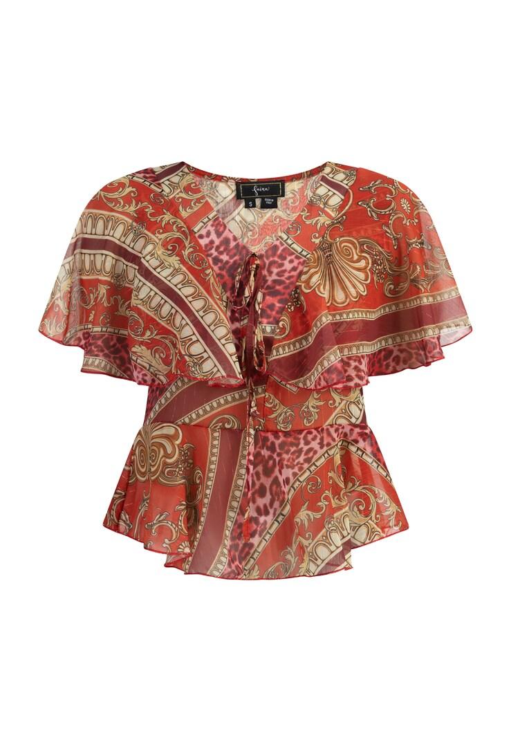 sinned x about you Blusa faina en Rojo Borgoña