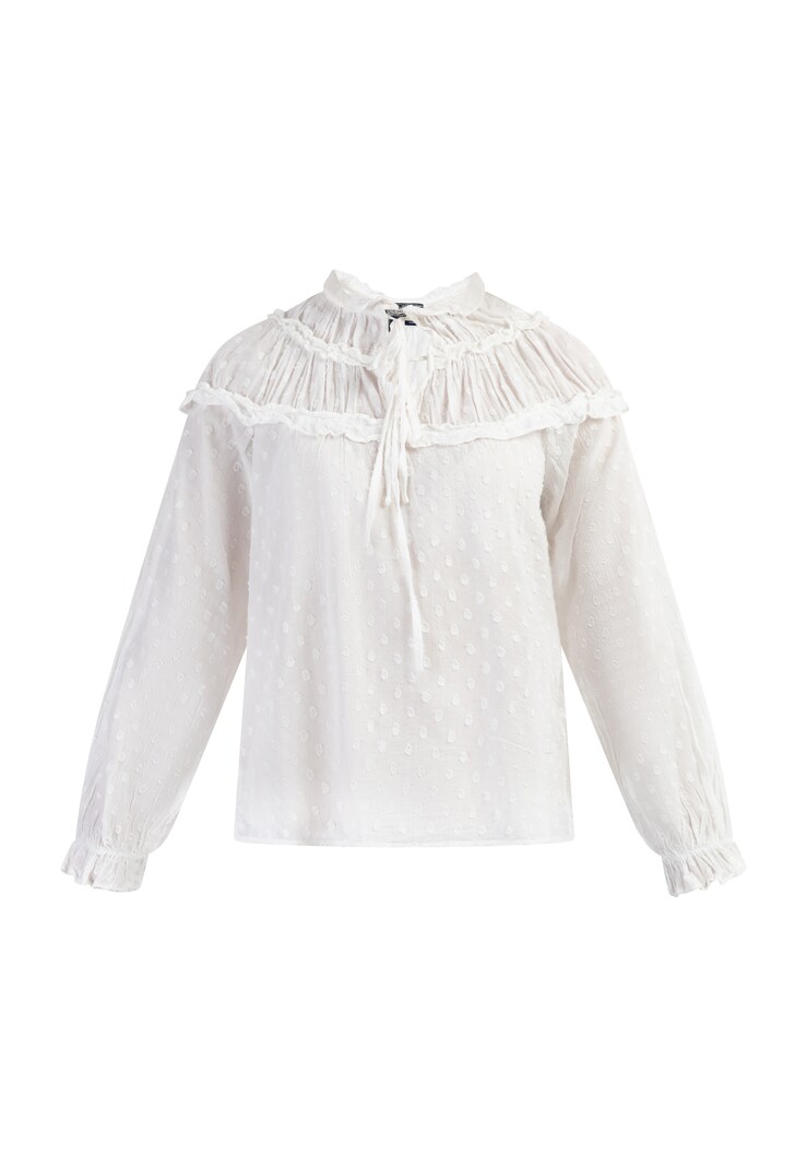 sinned x about you Blusa 'Abrel' DreiMaster Vintage en Offwhite
