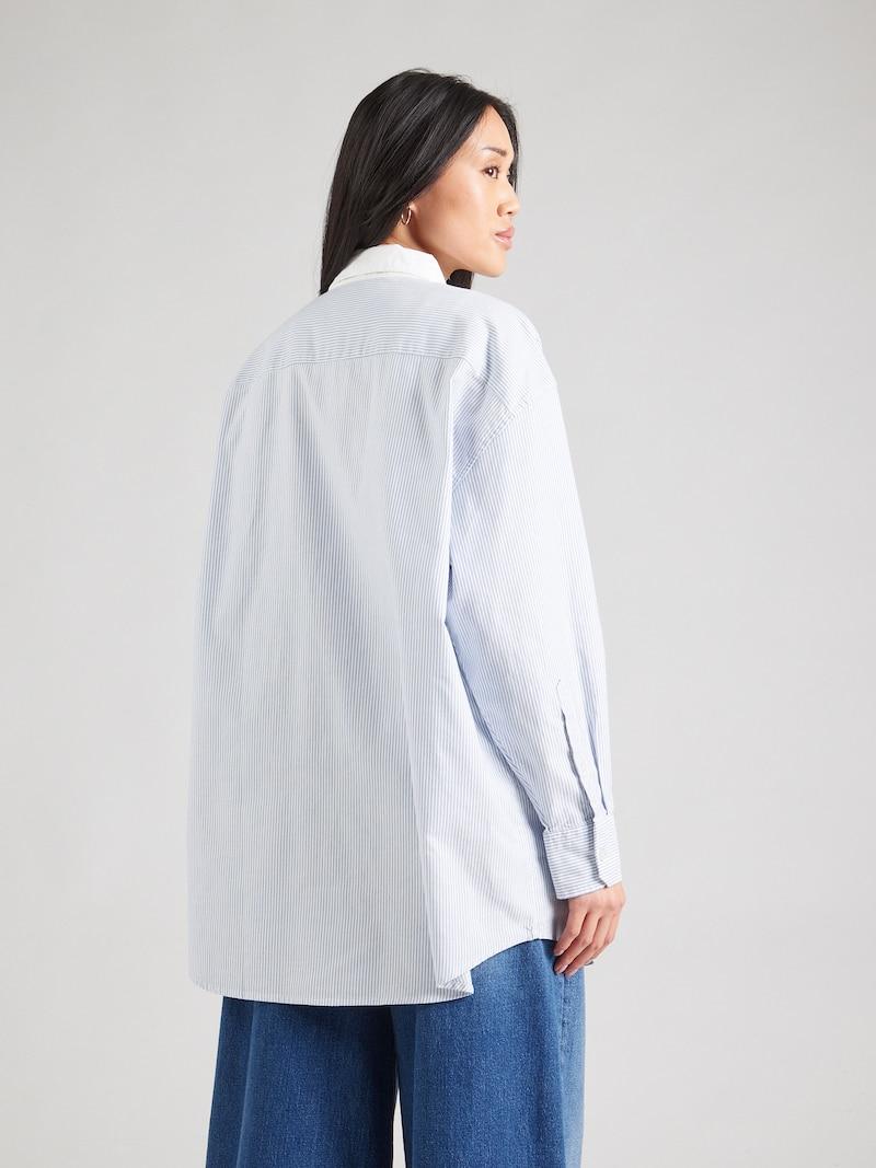 sinned x about you Blusa Tommy Jeans en Azul Claro Rebajas online