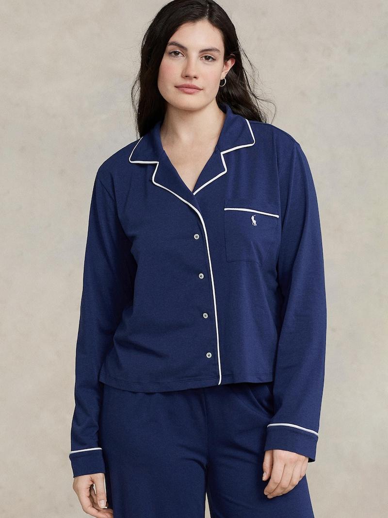 sinned x about you Pijama ' Long Sleeve Set ' Polo Ralph Lauren en Navy Último día