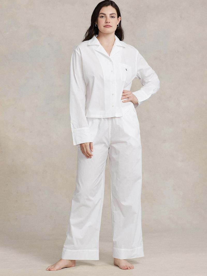 sinned x about you Pijama ' Shirting Stripes ' Polo Ralph Lauren en Blanco Precio de fábrica