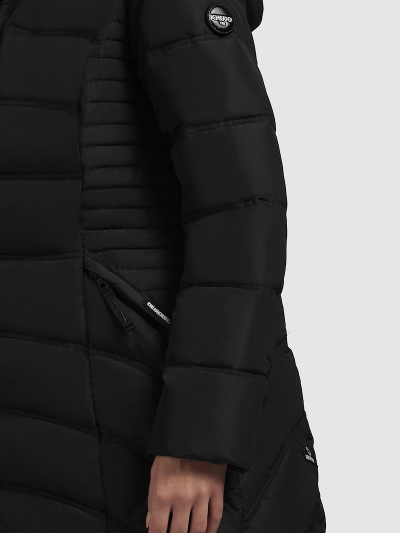 sinned x about you Abrigo de invierno 'Freya' khujo en Negro Rebajas baratas