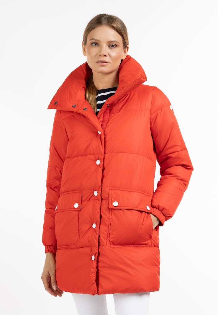 sinned x about you Abrigo de invierno DreiMaster Maritim en Naranja Neón COMPRAR AHORA