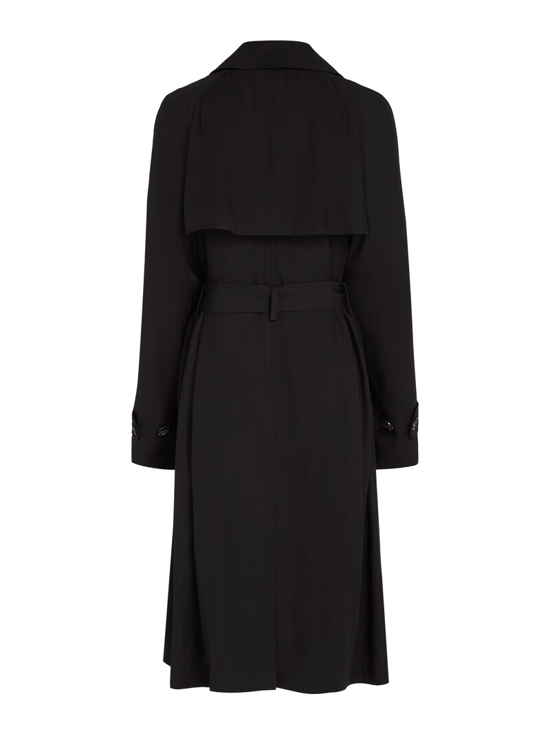 sinned x about you Abrigo de entretiempo 'ESSENTIAL FLUID TRENCH' TOMMY HILFIGER en Negro ÚLTIMAS EDICIONES