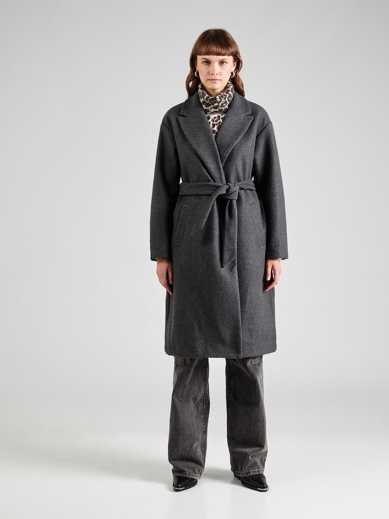 sinned x about you Abrigo de entretiempo 'VMFORTUNE' VERO MODA en Gris Oscuro Solo hoy