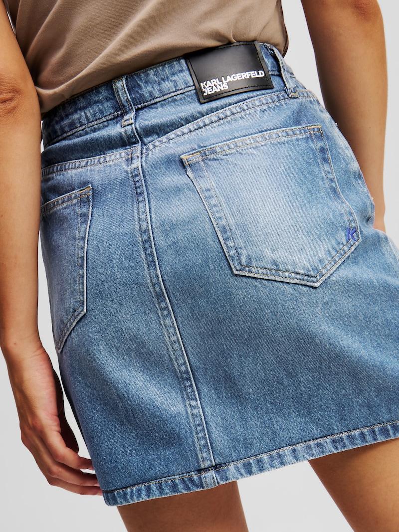 sinned x about you Falda KARL LAGERFELD JEANS en Azul Denim Grandes descuentos