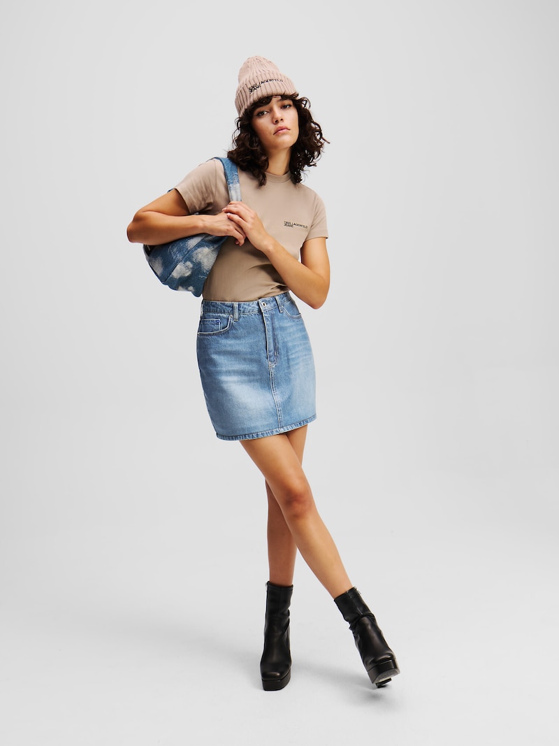 sinned x about you Falda KARL LAGERFELD JEANS en Azul Denim Grandes descuentos