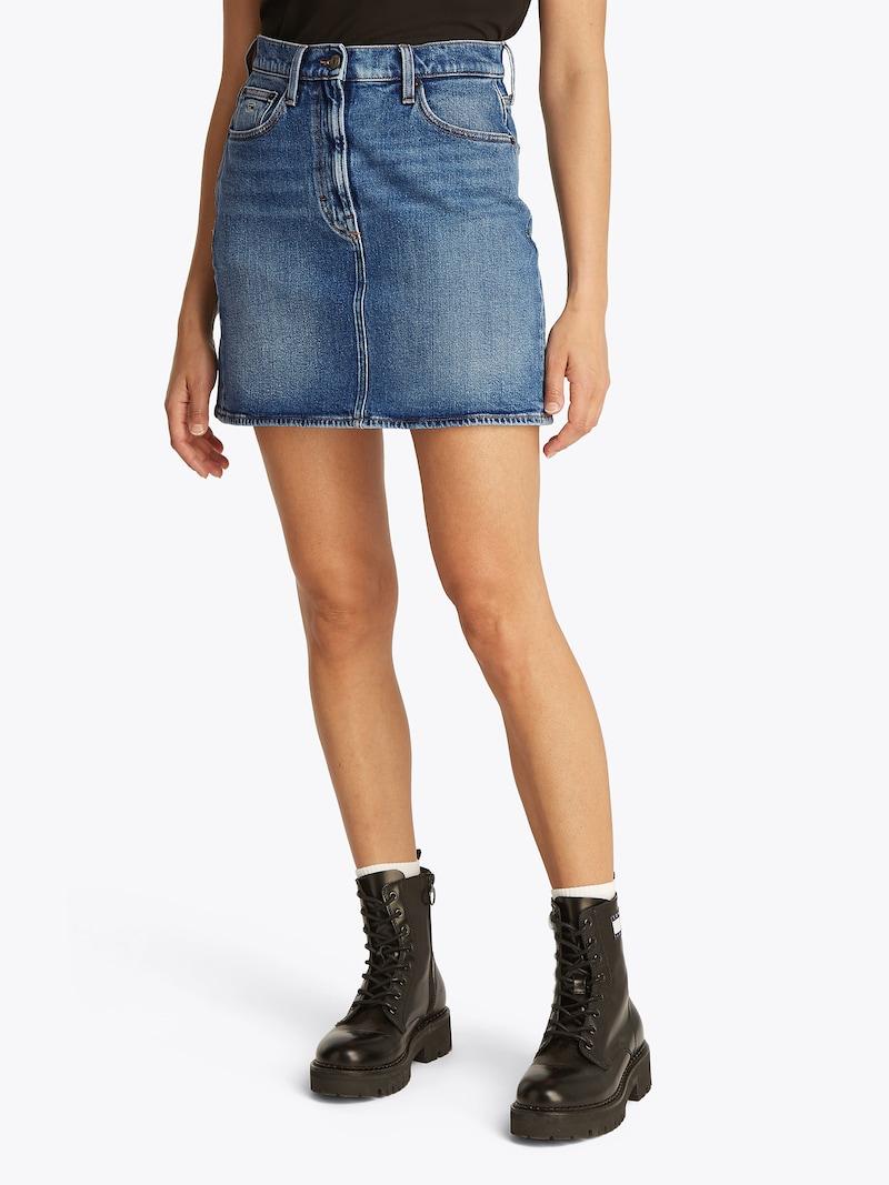 sinned x about you Falda Tommy Jeans en Azul Denim Ahorra y exporta