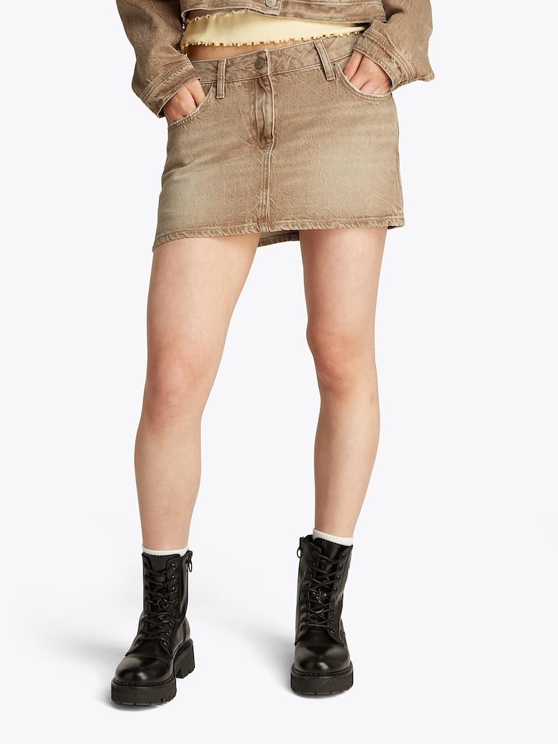 sinned x about you Falda Tommy Jeans en Brocado Descuento por venta flash
