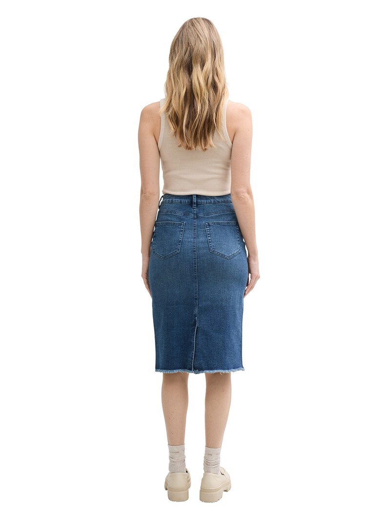 sinned x about you Falda TOM TAILOR en Azul Ofertas especiales