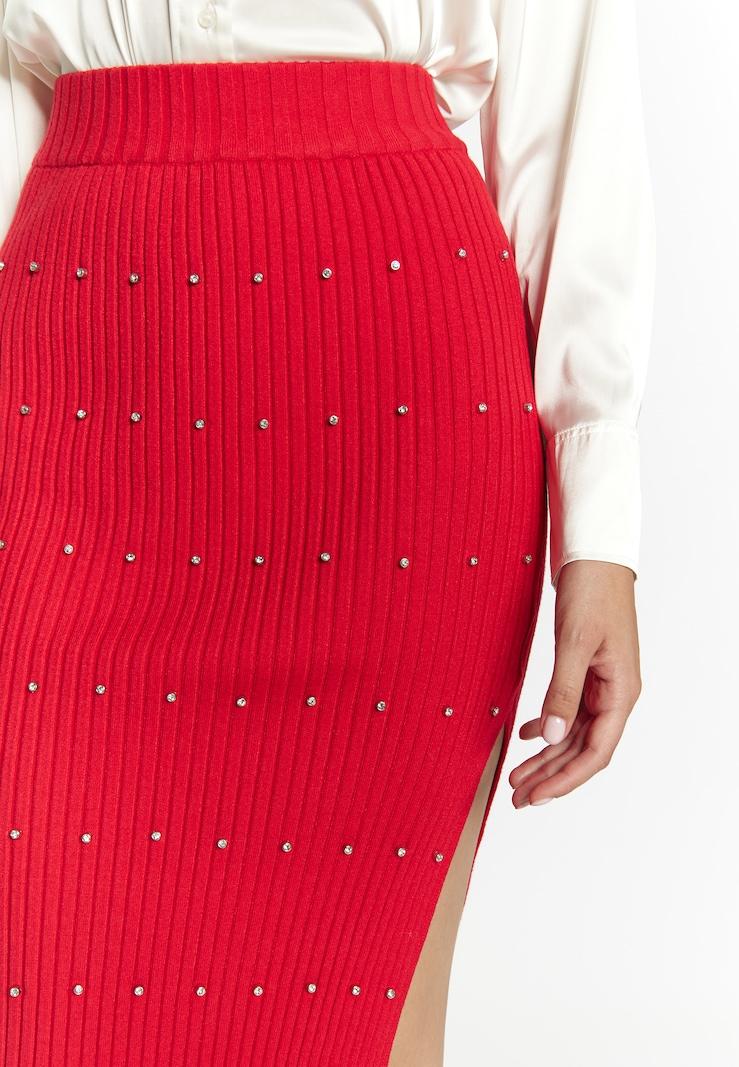 sinned x about you Falda faina en Rojo Rebajas de fin de temporada