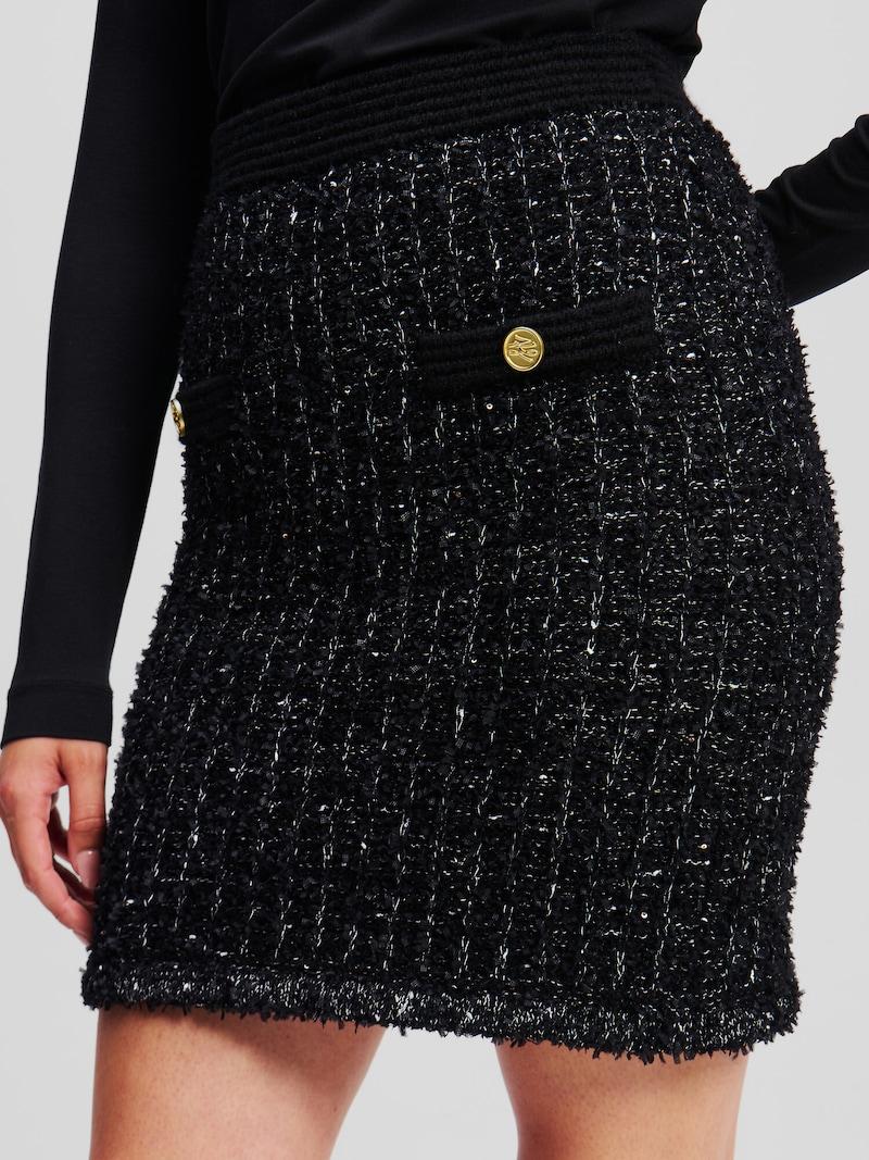 sinned x about you Falda Karl Lagerfeld en Negro Devoluciones gratuitas