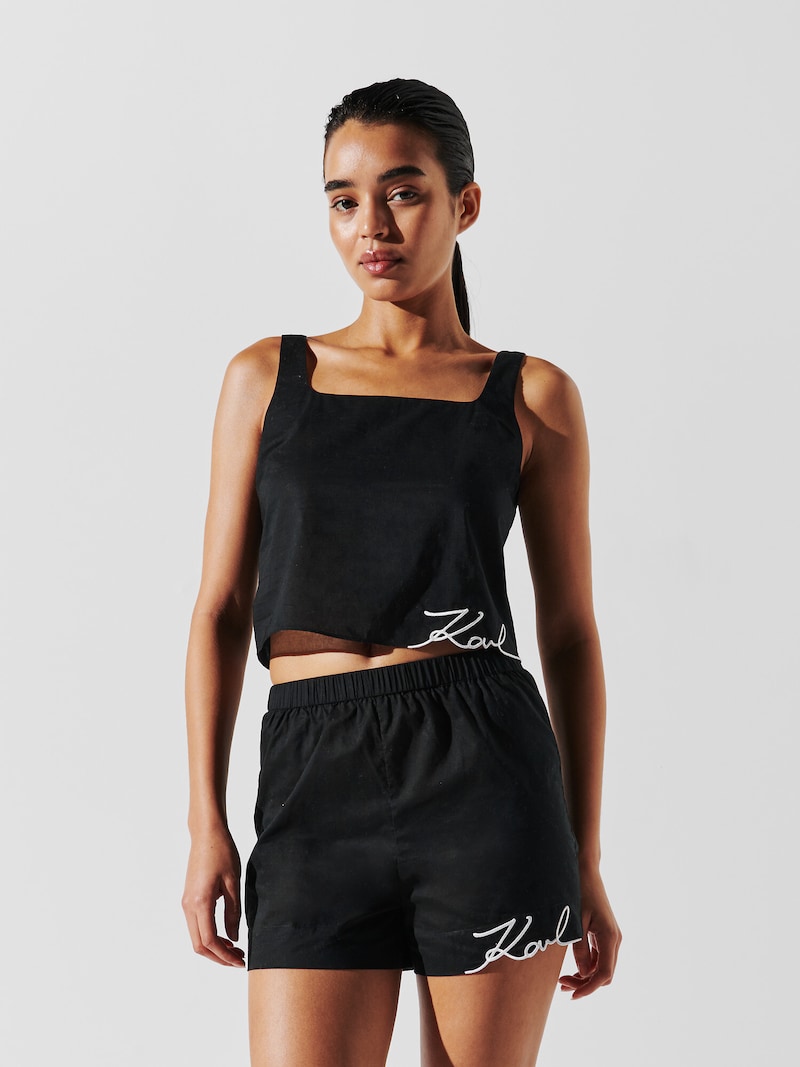 sinned x about you Bermudas Karl Lagerfeld en Negro Últimos 3 días