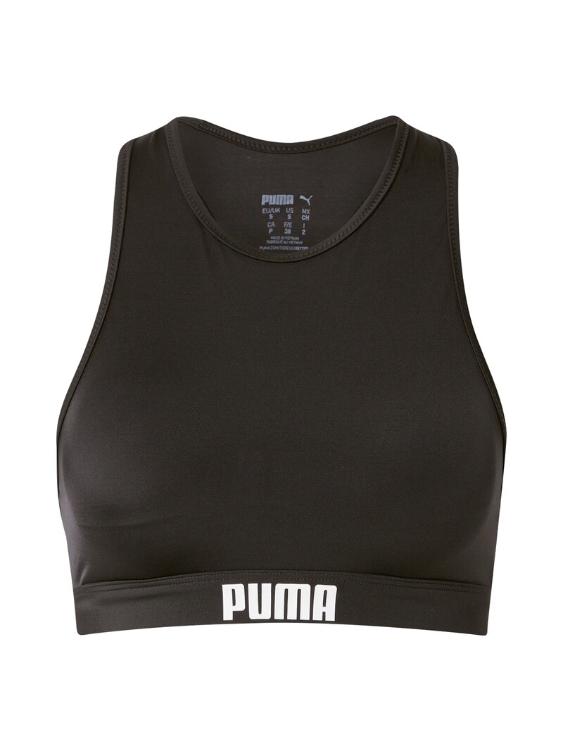 sinned x about you Bustier Top de bikini PUMA en Negro