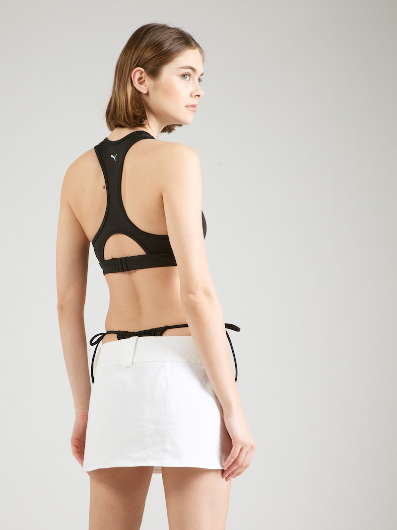 sinned x about you Bustier Top de bikini PUMA en Negro Superdescuento