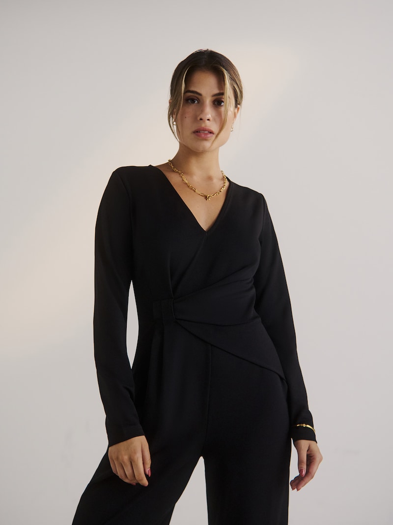 sinned x about you Jumpsuit 'Paloma' Guido Maria Kretschmer Women en Negro Precio ultrabajo