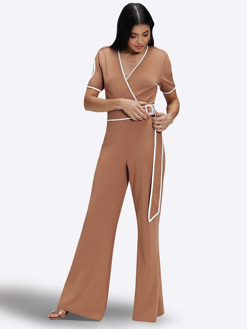 sinned x about you Jumpsuit HotSquash en Marrón Claro Devoluciones gratuitas