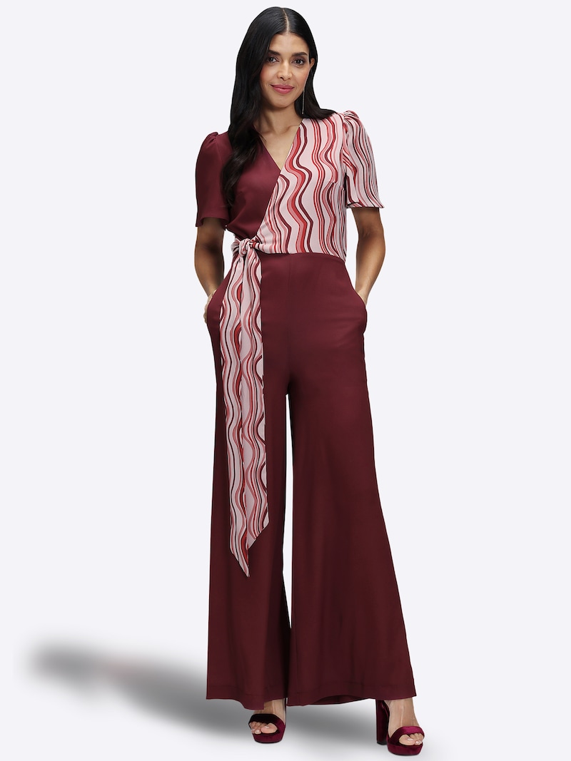 sinned x about you Jumpsuit HotSquash en Borgoña Outlet