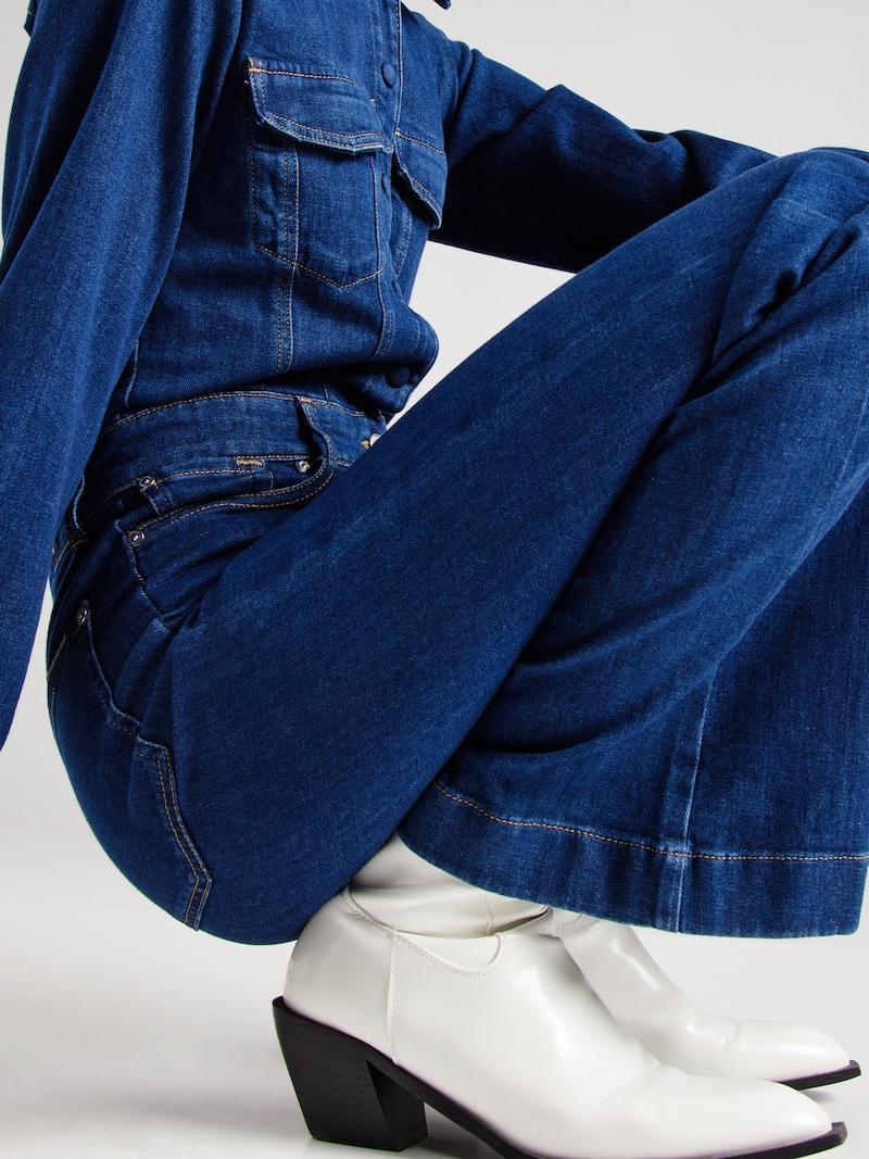sinned x about you Jumpsuit 'LUXE' 7 for all mankind en Azul Rebajas baratas