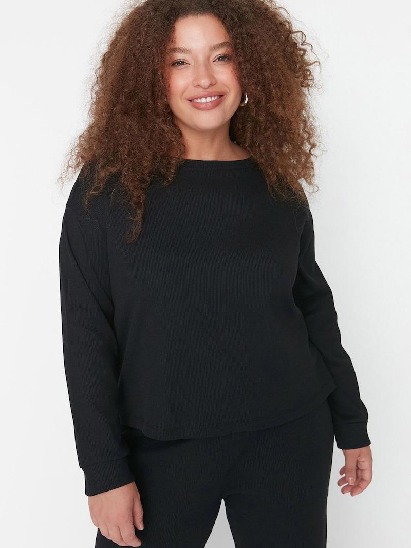 sinned x about you Pijama Trendyol Curve en Negro Mejor oferta