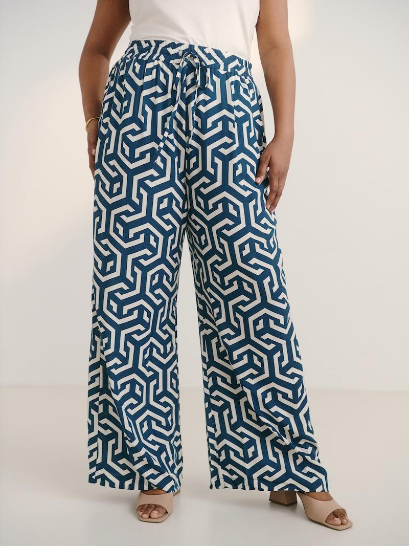 sinned x about you Pierna ancha Pantalón 'Hellen' Guido Maria Kretschmer Curvy en Esmeralda Últimos 2 días