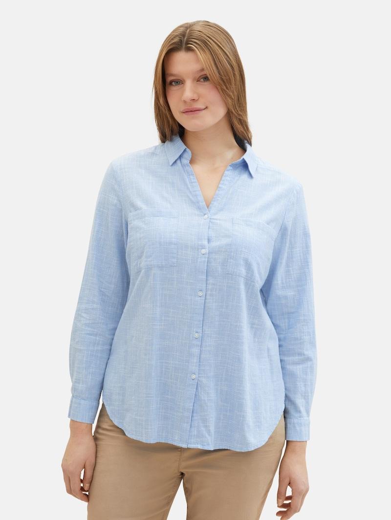 sinned x about you Blusa Tom Tailor Women + en Azul Claro Precio de fábrica
