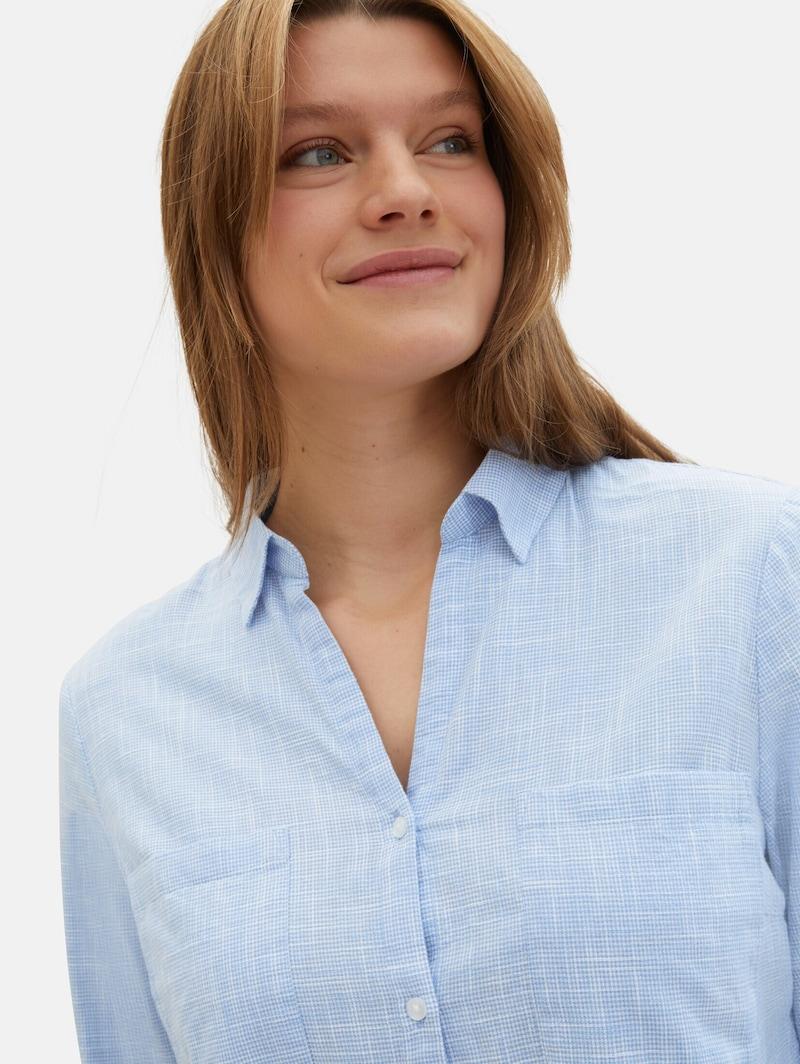 sinned x about you Blusa Tom Tailor Women + en Azul Claro Precio de fábrica