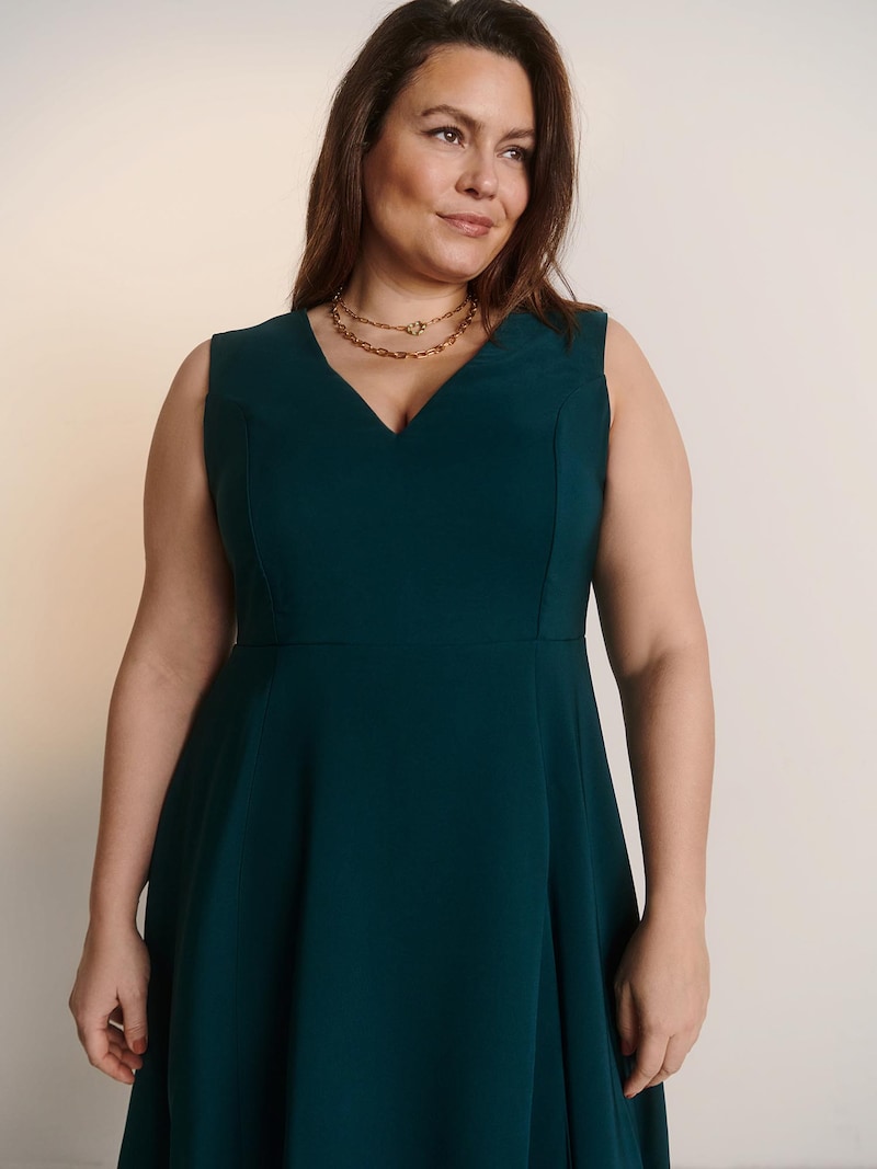 sinned x about you Vestido 'Camille' Guido Maria Kretschmer Curvy en Esmeralda Solo hoy
