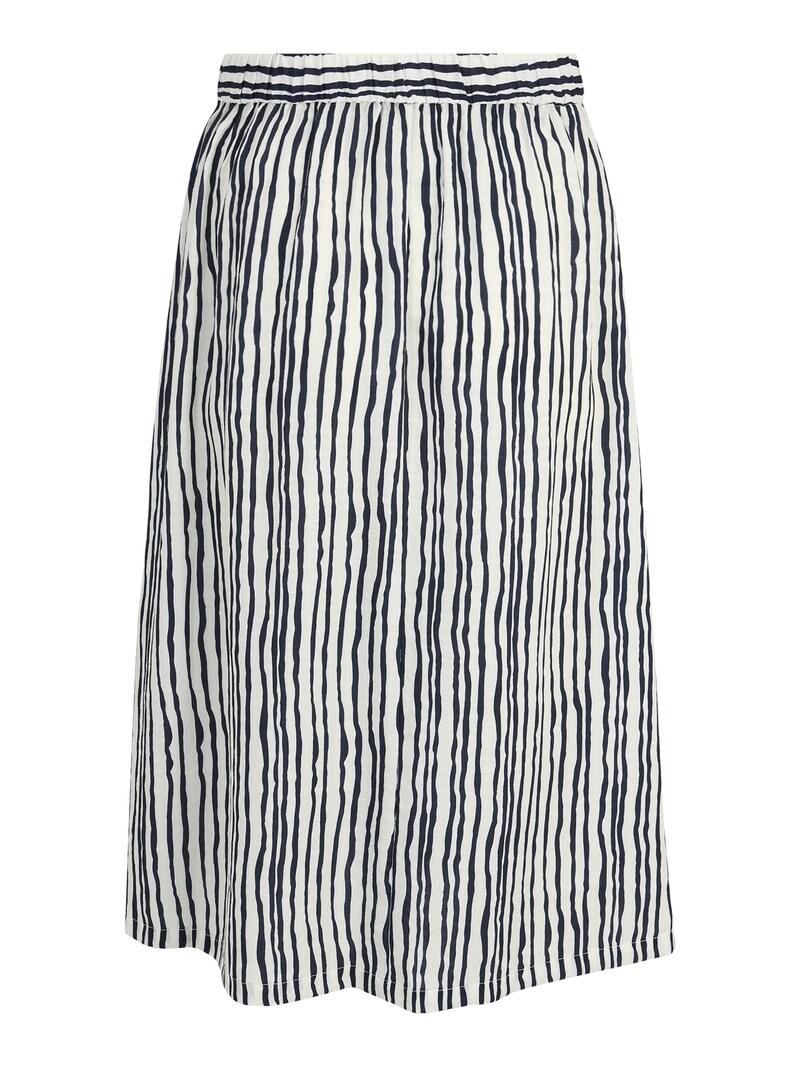 sinned x about you Falda 'Dakota' Guido Maria Kretschmer Curvy en Navy Blanco Limitado a 3 días